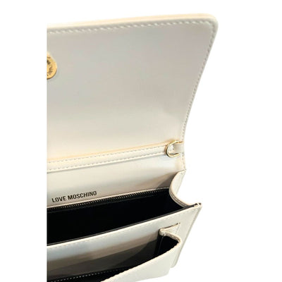 Love Moschino Beige Polyethyleen Dames Crossbody Tas