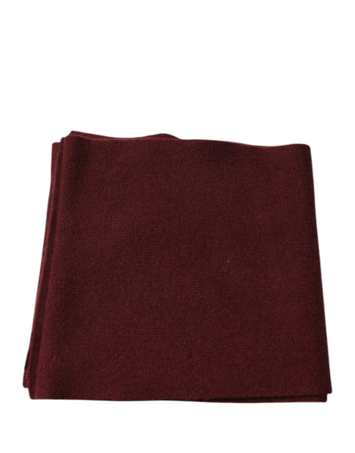 Dolce &amp; Gabbana Maroon Cashmere Skinny Nekwikkel Sjaal