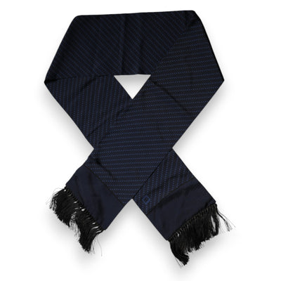 Dolce &amp; Gabbana donkerblauwe fantasiefranjes nekwikkelsjaal
