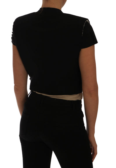 Veste blazer courte noire Dolce &amp; Gabbana