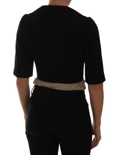 Blazer court noir Dolce &amp; Gabbana