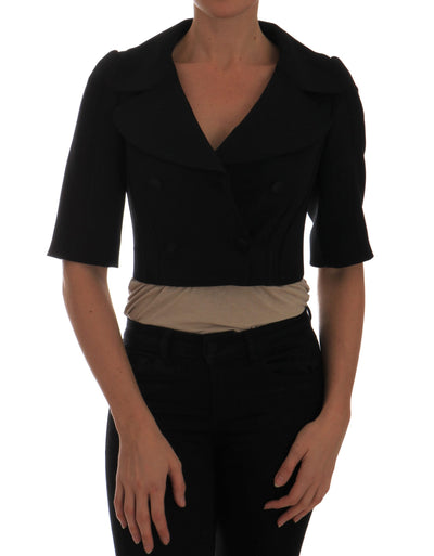 Blazer court noir Dolce &amp; Gabbana