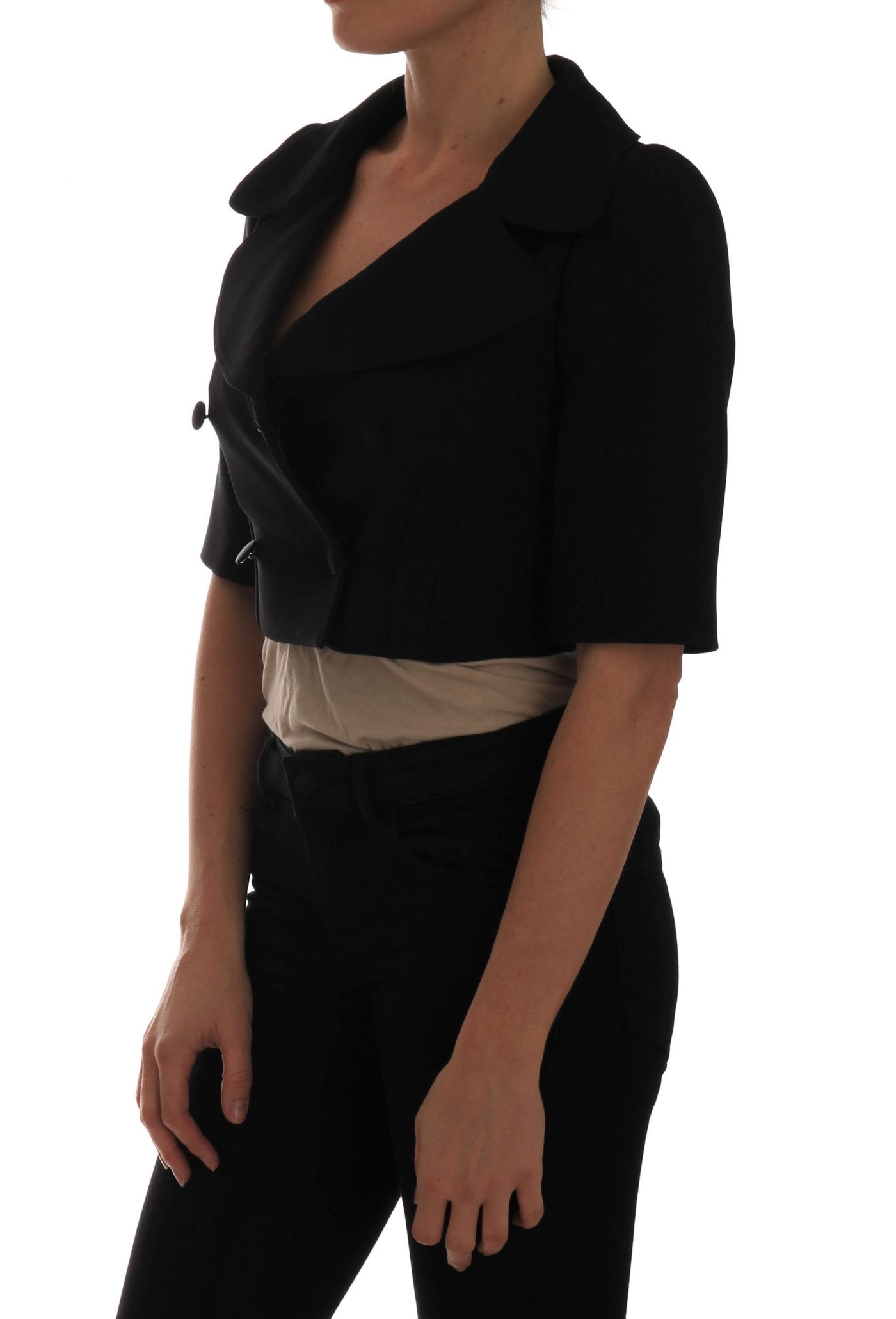 Blazer court noir Dolce &amp; Gabbana