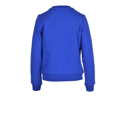Love Moschino Blauwe Katoenen Trui