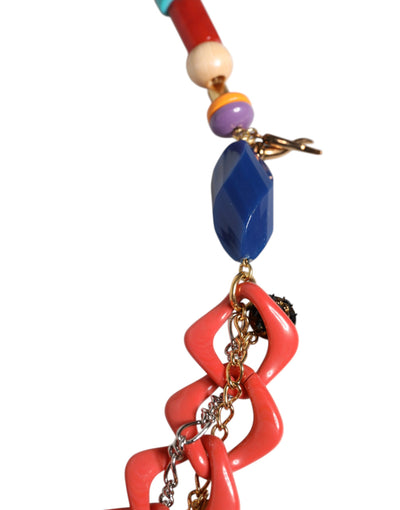 Dolce &amp; Gabbana Multicolor versierde taillekettingriem