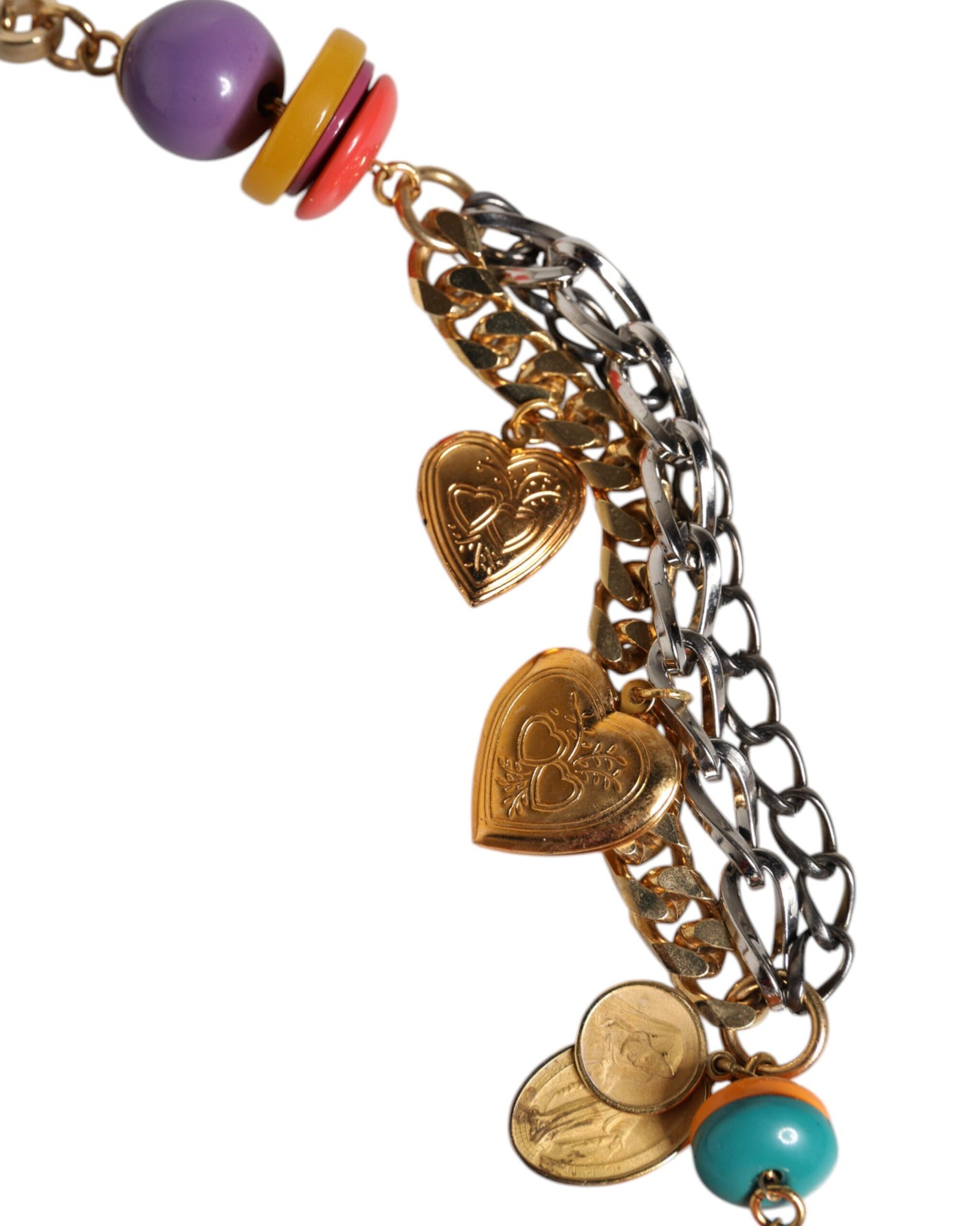 Dolce &amp; Gabbana Multicolor versierde taillekettingriem