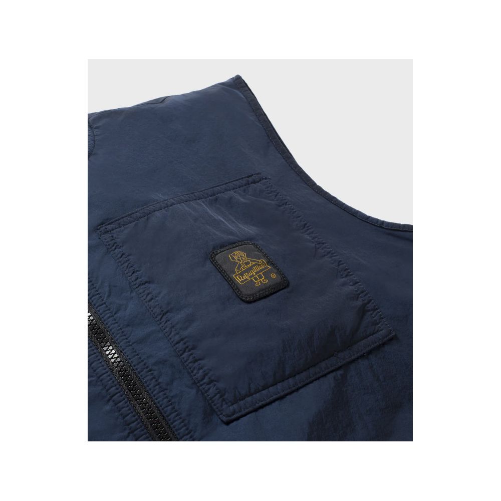 Gilet en polyamide bleu Refrigiwear