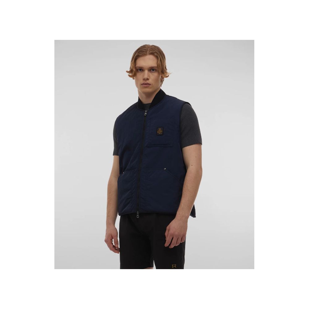 Gilet en polyamide bleu Refrigiwear