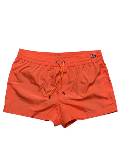 Dolce &amp; Gabbana Oranje Polyester Strandkleding Shorts 2-delige Badmode