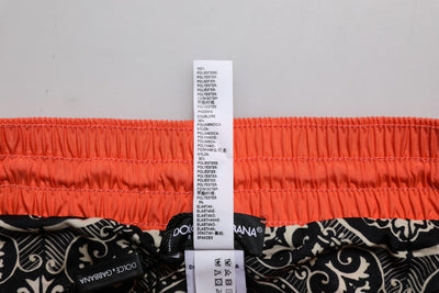 Dolce &amp; Gabbana Oranje Polyester Strandkleding Shorts 2-delige Badmode