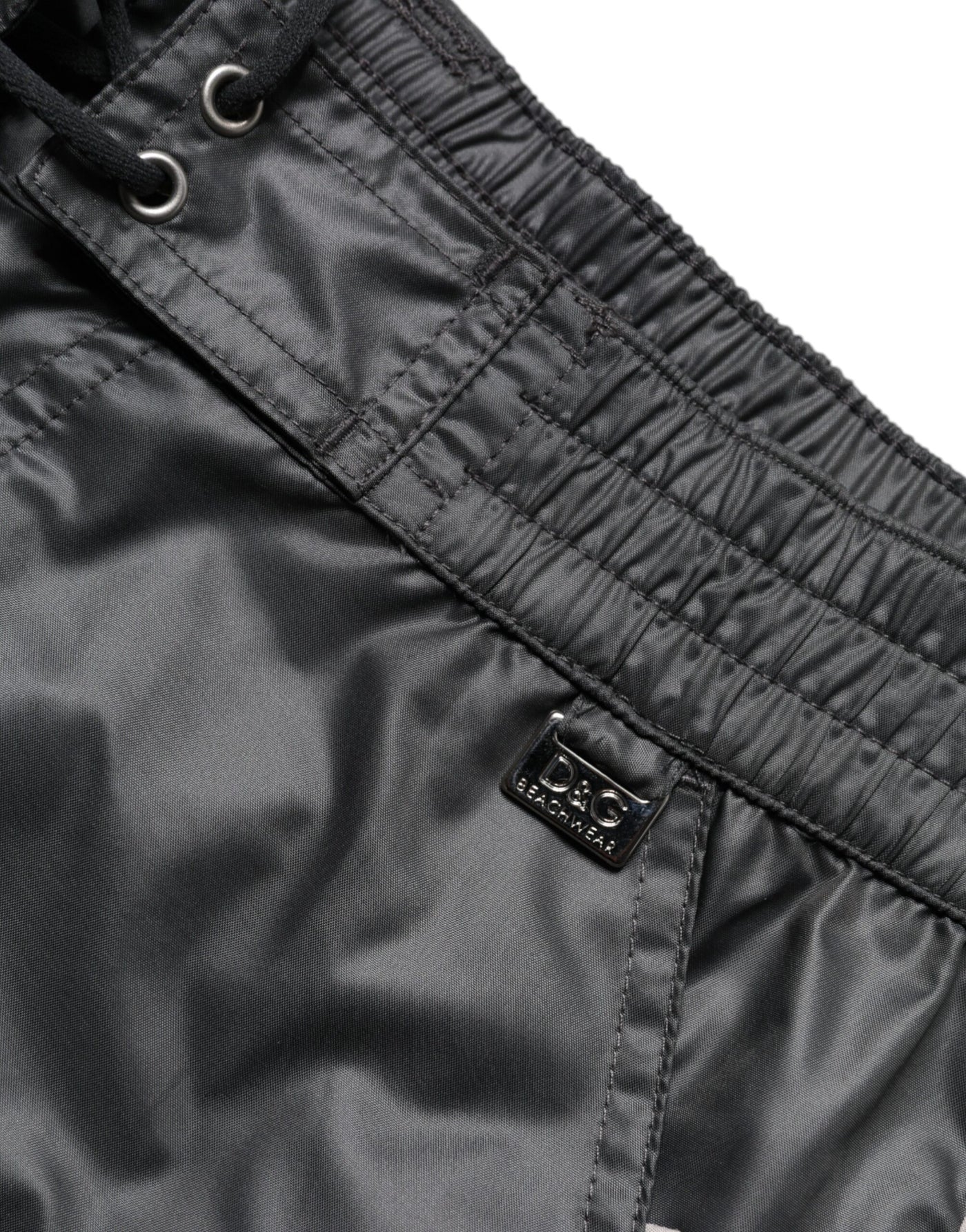 Dolce &amp; Gabbana Grijze Polyester Strandkleding Zwemshorts Badmode