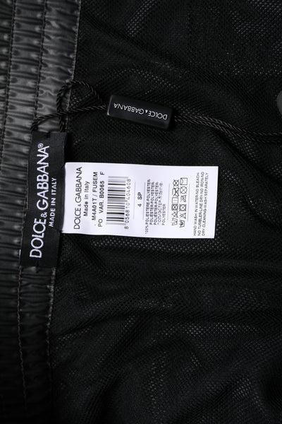 Dolce &amp; Gabbana Grijze Polyester Strandkleding Zwemshorts Badmode