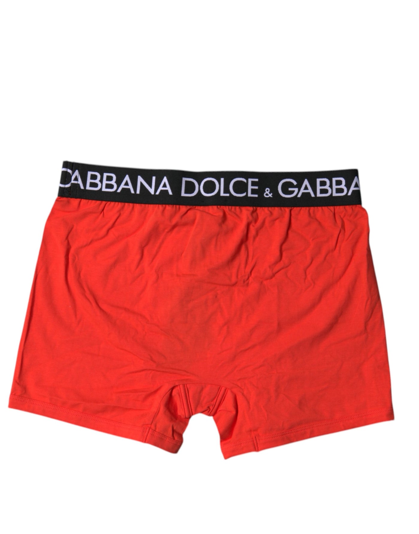 Dolce &amp; Gabbana Rode Katoenen Stretch Heren Regular Boxer Ondergoed