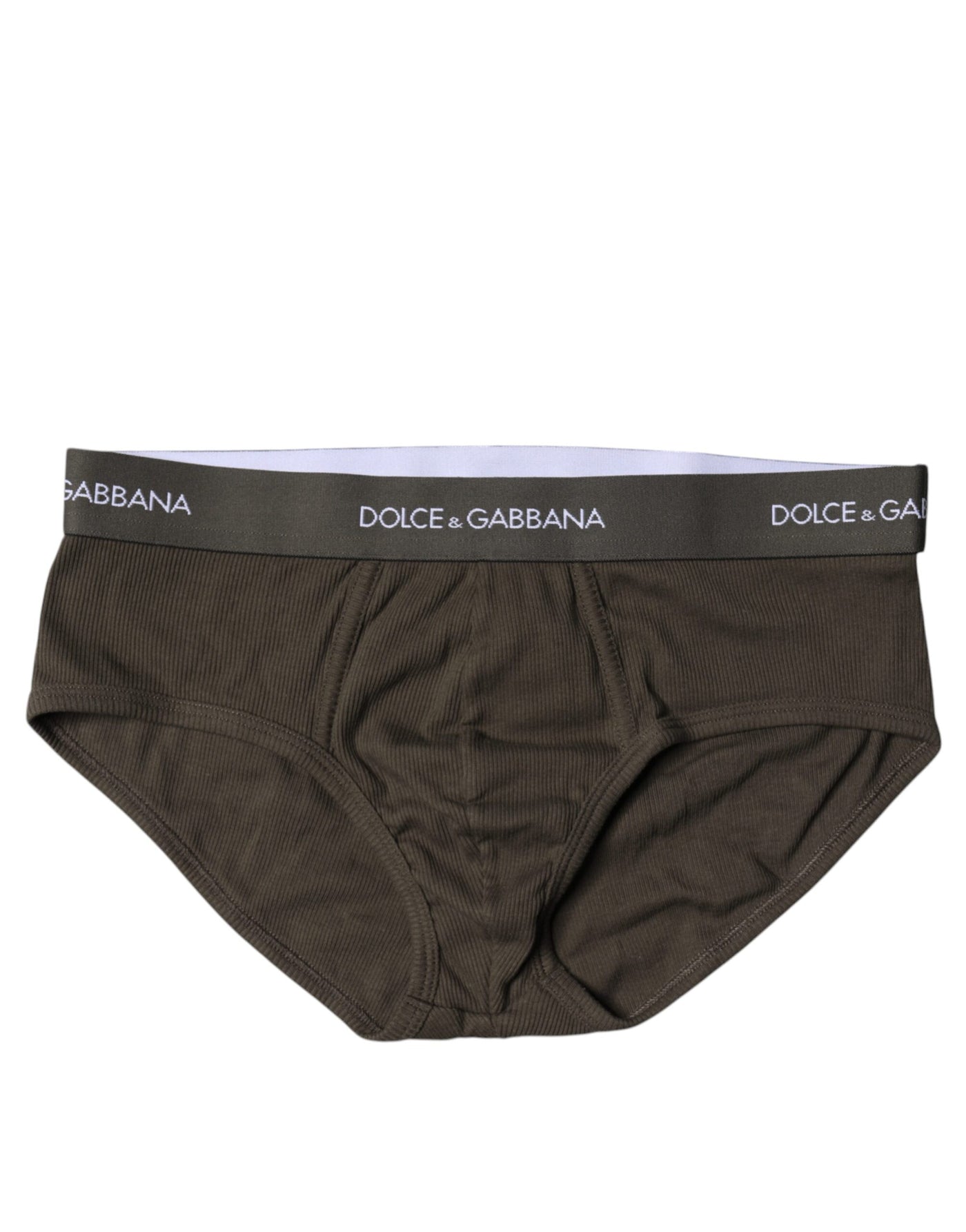 Dolce &amp; Gabbana Grijze Katoenen Heren Mid Slip Slip Ondergoed