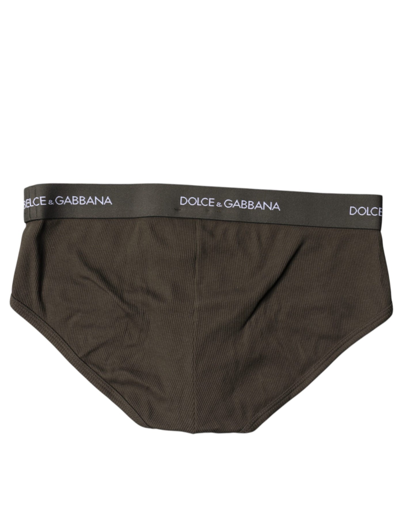 Dolce &amp; Gabbana Grijze Katoenen Heren Mid Slip Slip Ondergoed