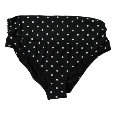 Bas de bikini noir à pois Dolce &amp; Gabbana