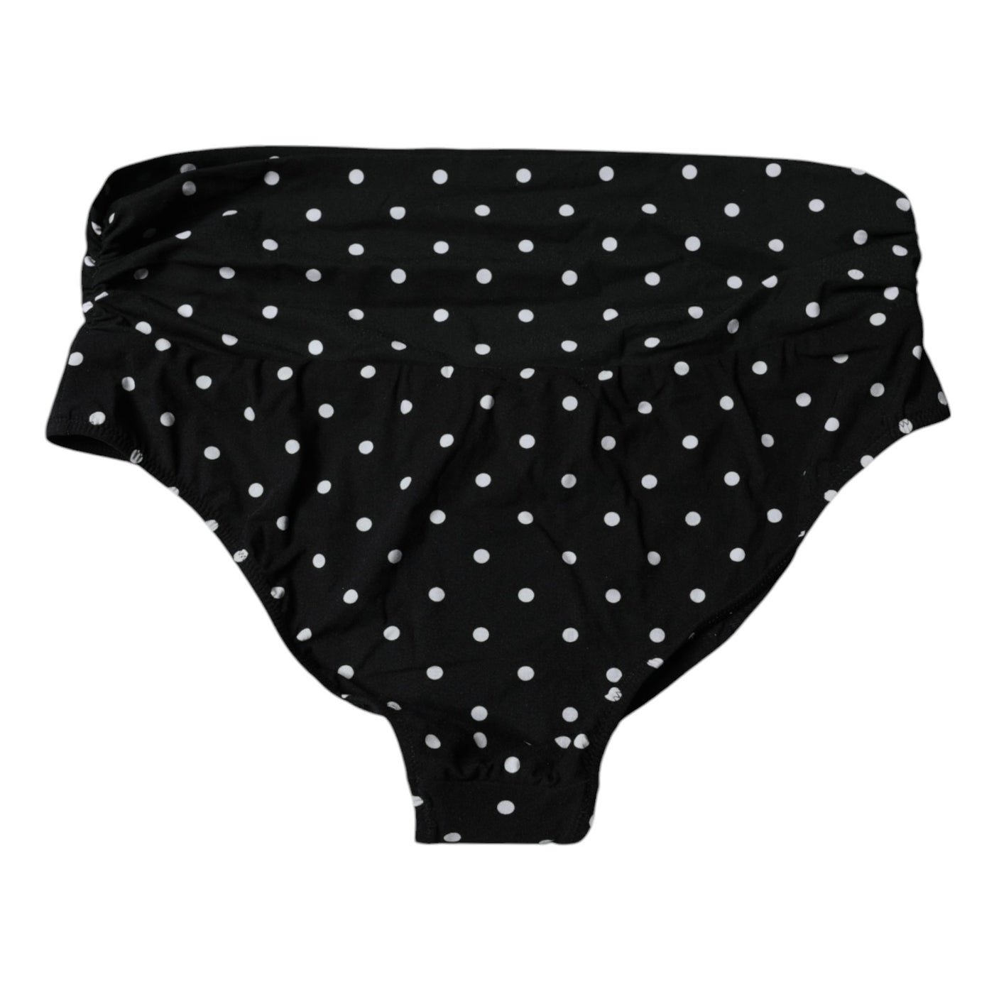 Bas de bikini noir à pois Dolce &amp; Gabbana