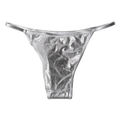 Bas de bikini Dolce &amp; Gabbana en polyester argenté