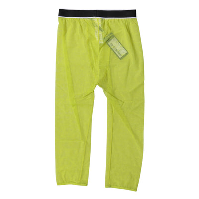 Collants courts en nylon vert Dolce &amp; Gabbana avec logo DG