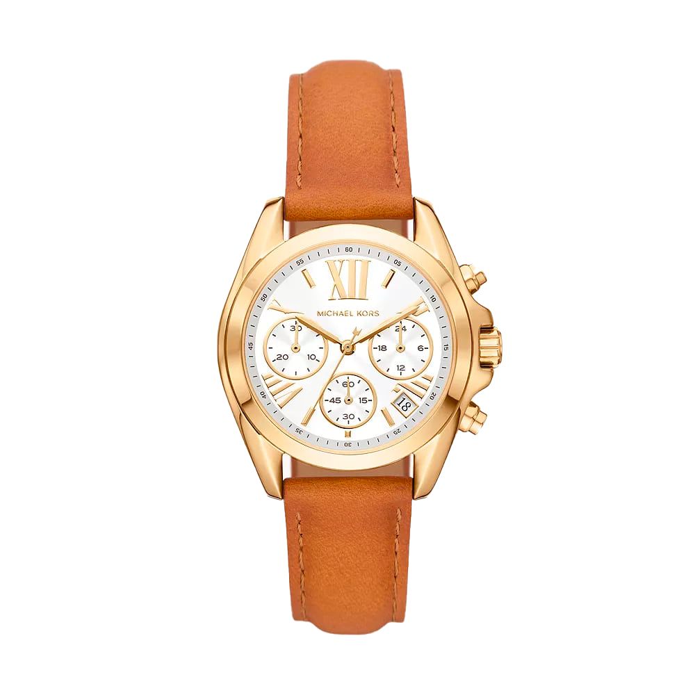 Michael Kors Bruin Leren Horloge