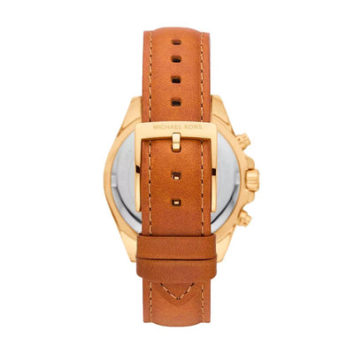 Michael Kors Bruin Leren Horloge