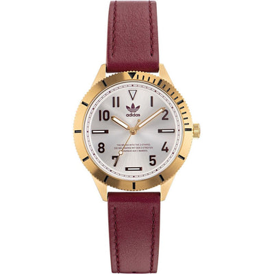 Adidas Rood Leren Horloge