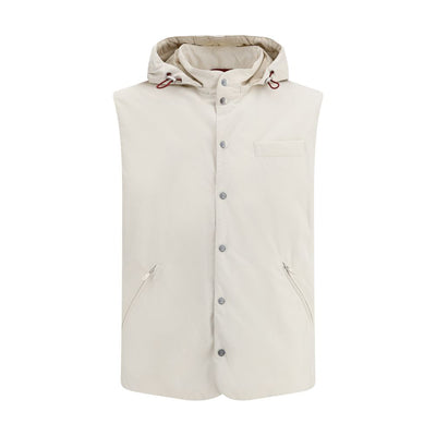 Gilet en microfibre hydrofuge Brunello Cucinelli