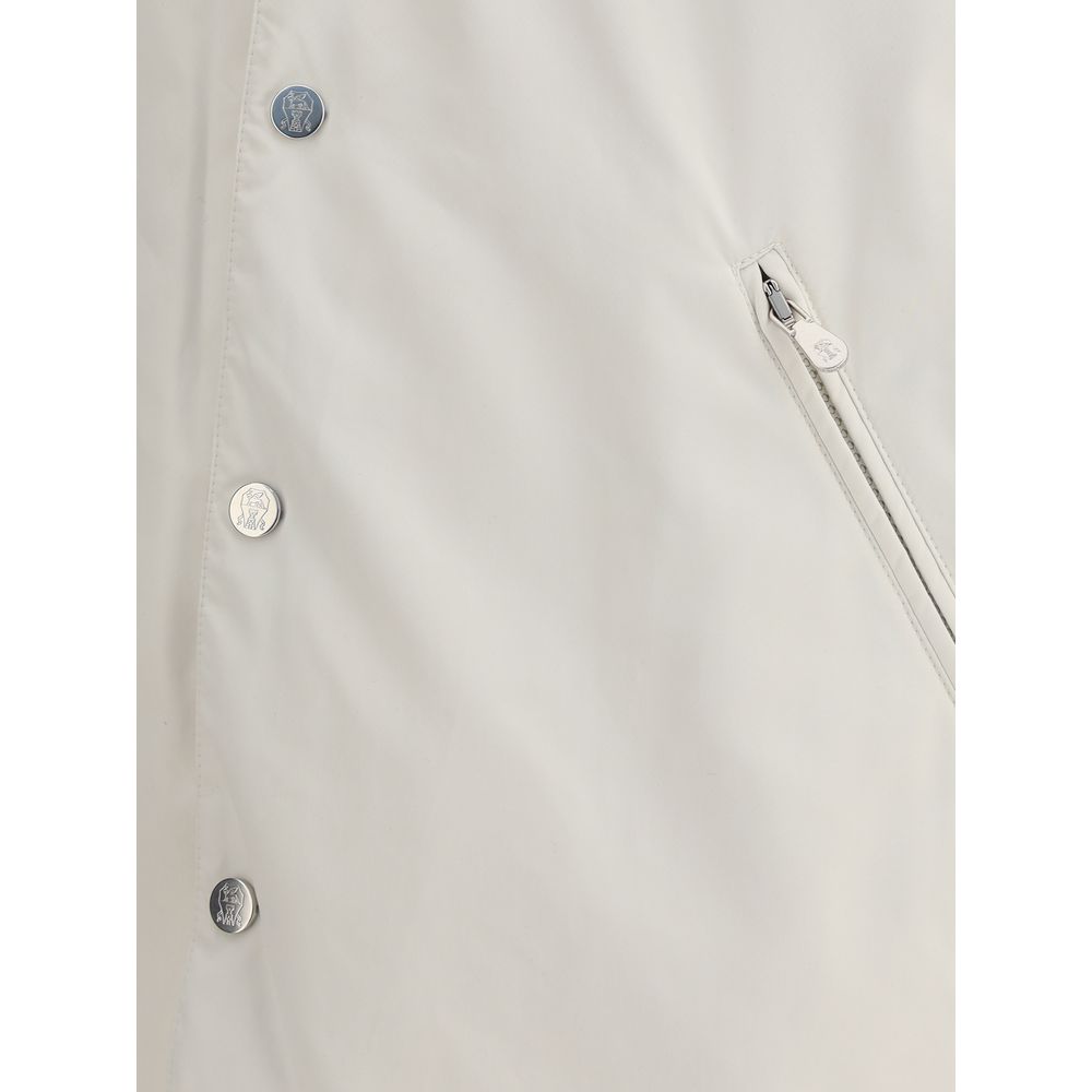Gilet en microfibre hydrofuge Brunello Cucinelli