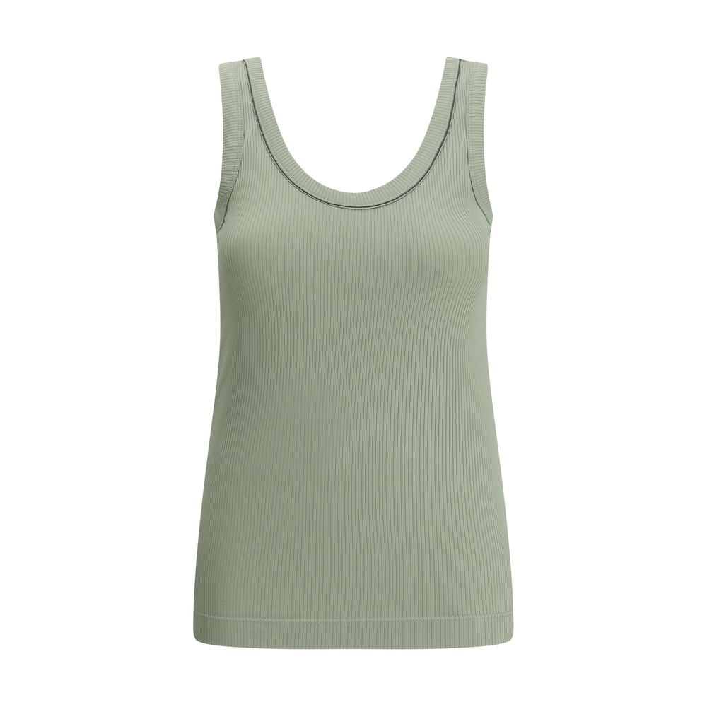 Brunello Cucinelli geribbelde top