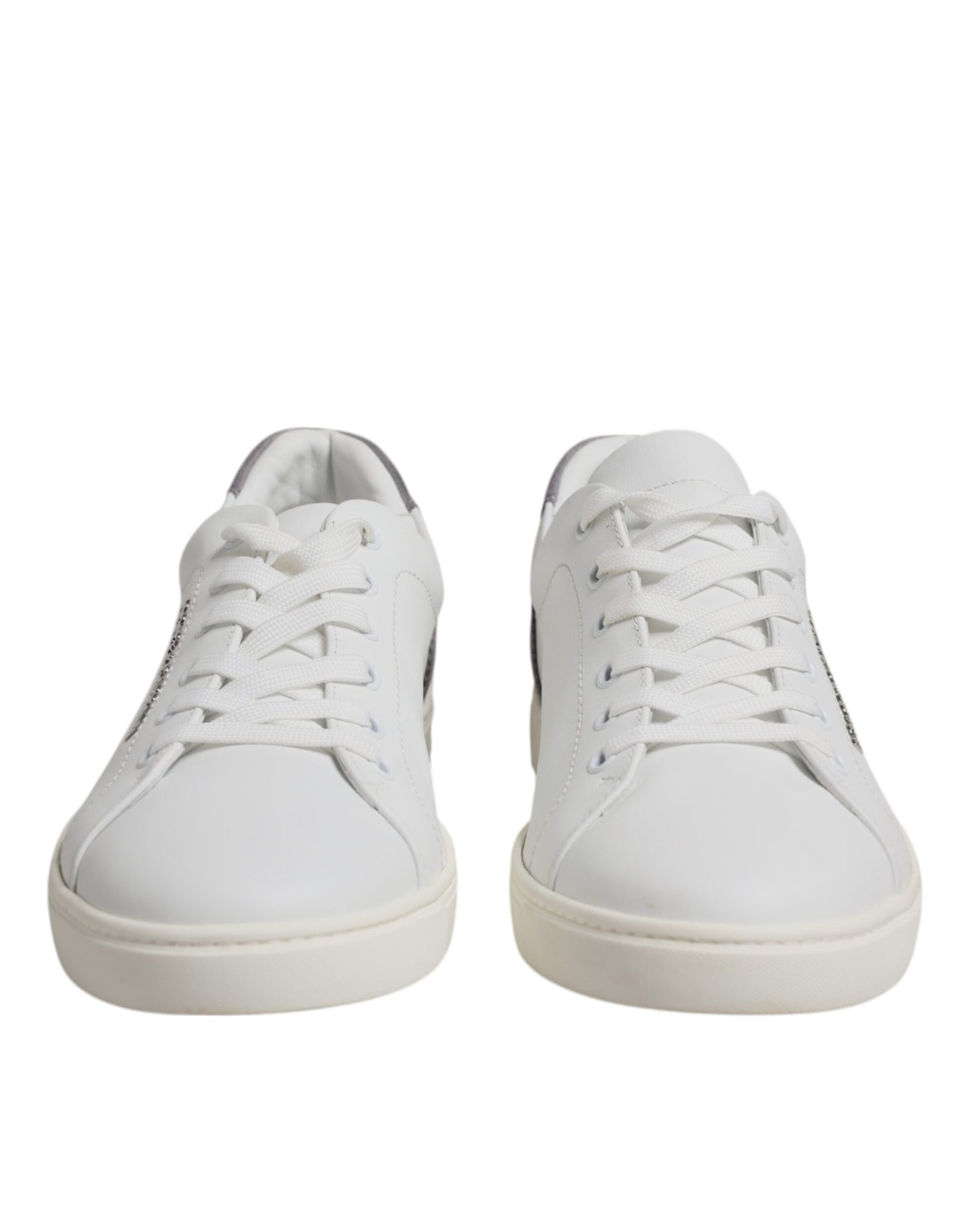 Dolce &amp; Gabbana witte suède lage sneakers