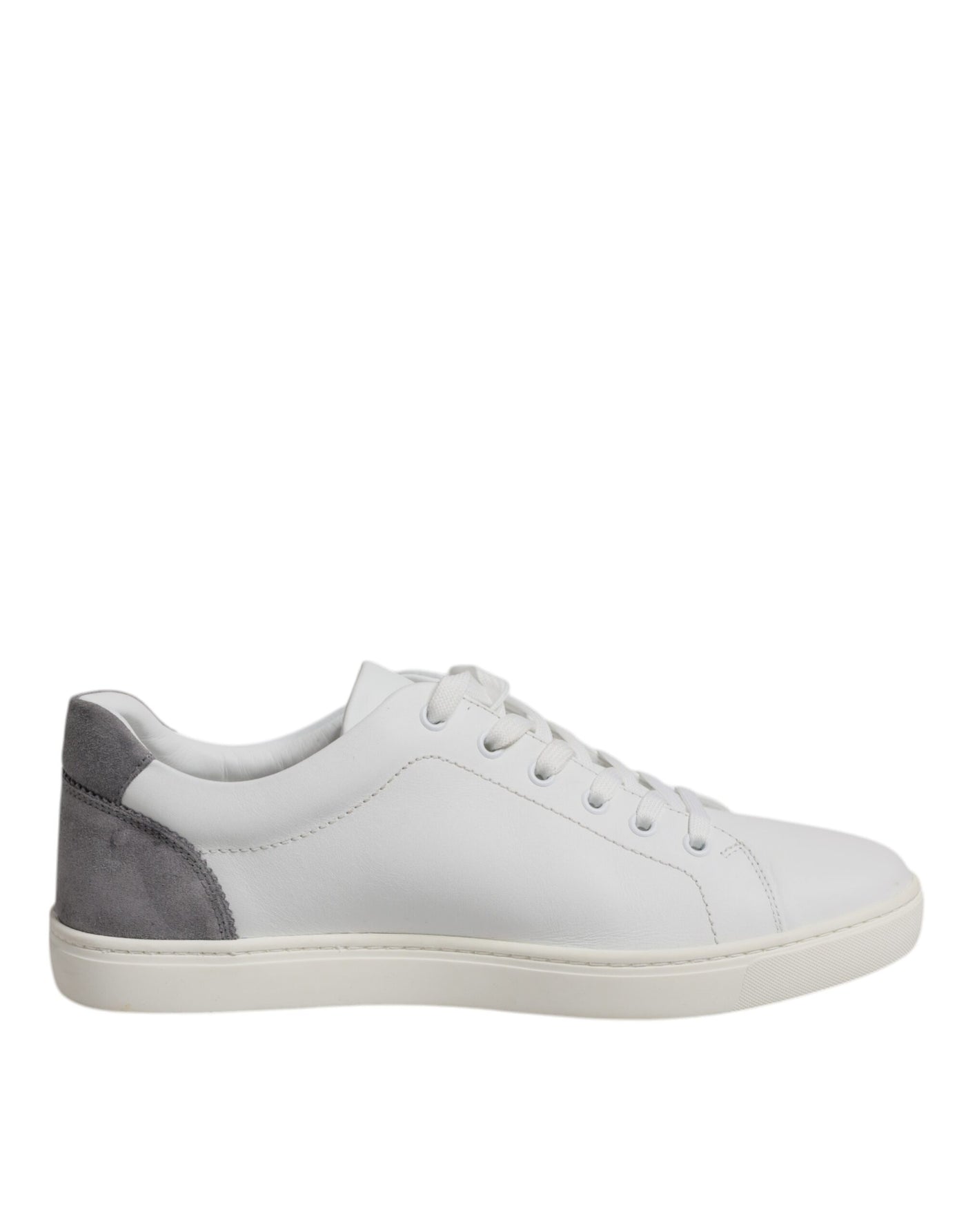 Dolce &amp; Gabbana witte suède lage sneakers