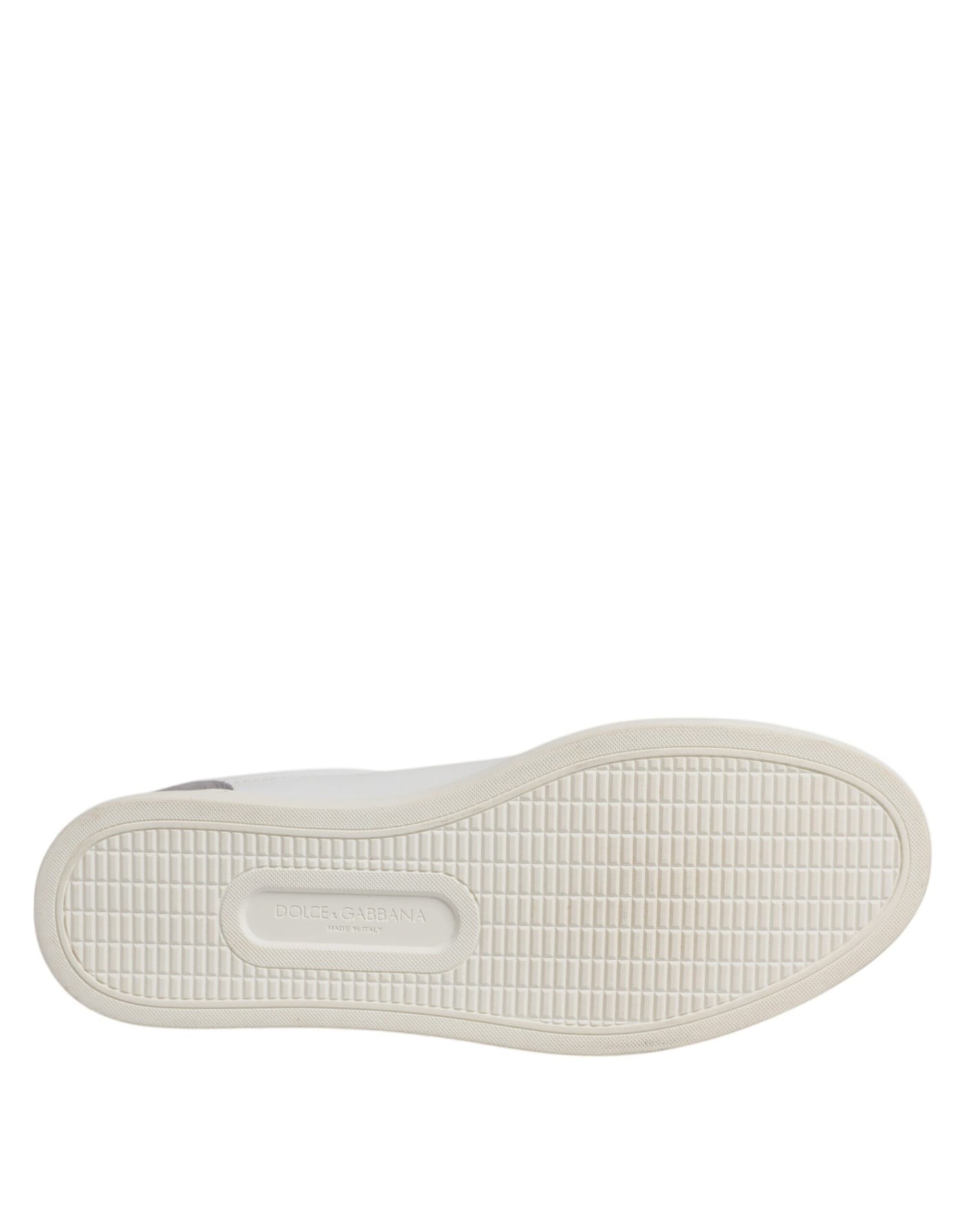 Dolce &amp; Gabbana witte suède lage sneakers