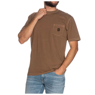 Refrigiwear Bruin Katoenen T-shirt