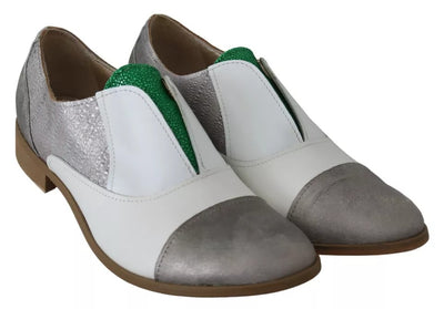 EBARRITO Multicolor Leather Slip-on Loafers Shoes