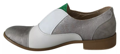 EBARRITO Multicolor Leather Slip-on Loafers Shoes
