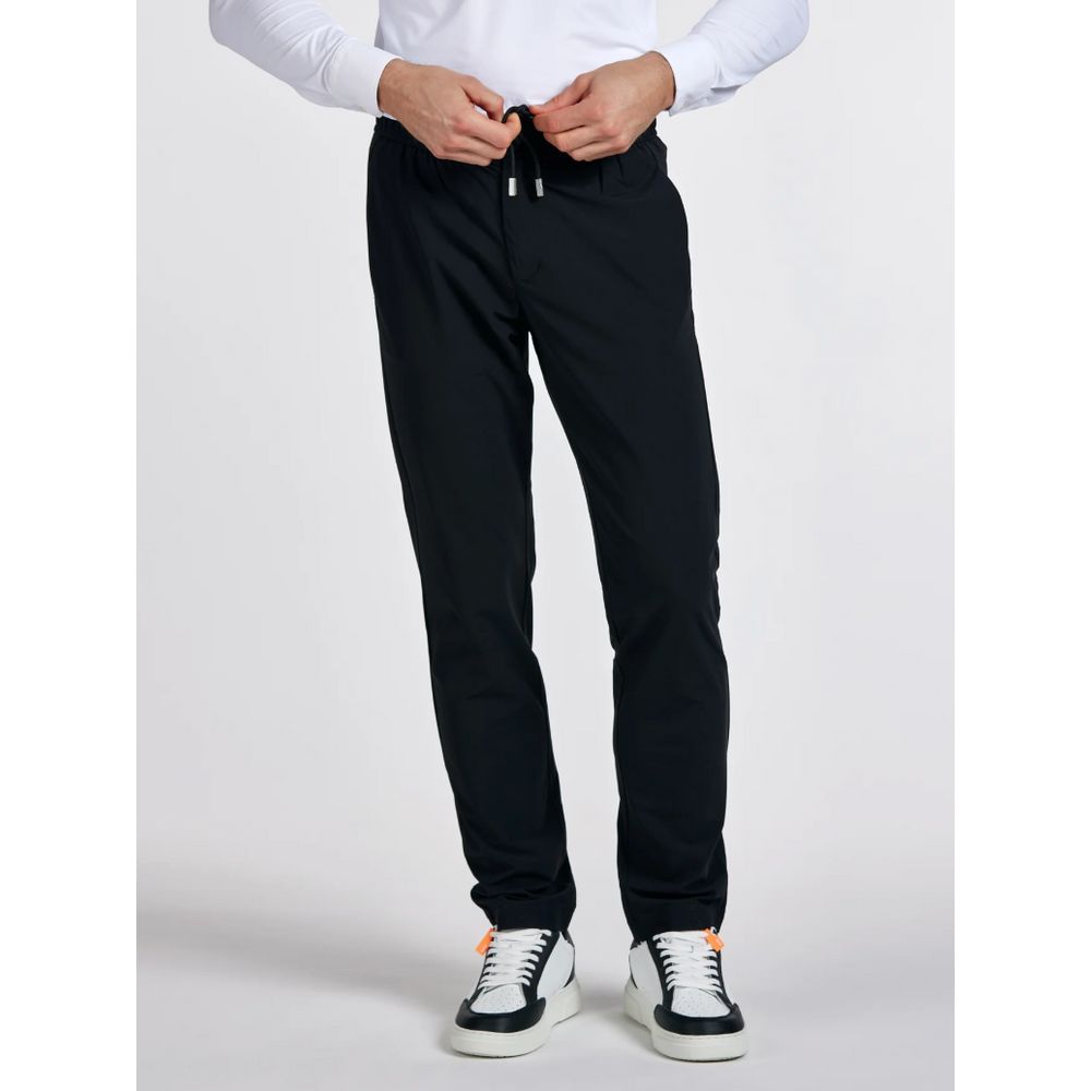 Suns Blue Nylon Jeans &amp; Broek
