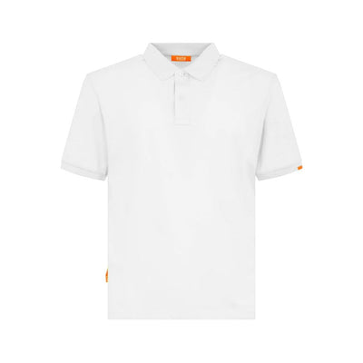Suns White Cotton Polo Shirt