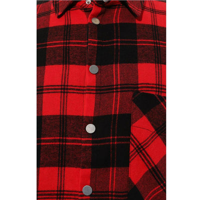 Veste en coton rouge Diego Venturino