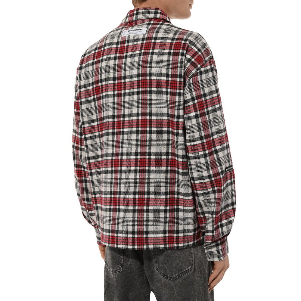 Veste en coton multicolore Diego Venturino