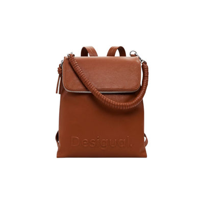 Desigual Bruine Polyethyleen Rugzak