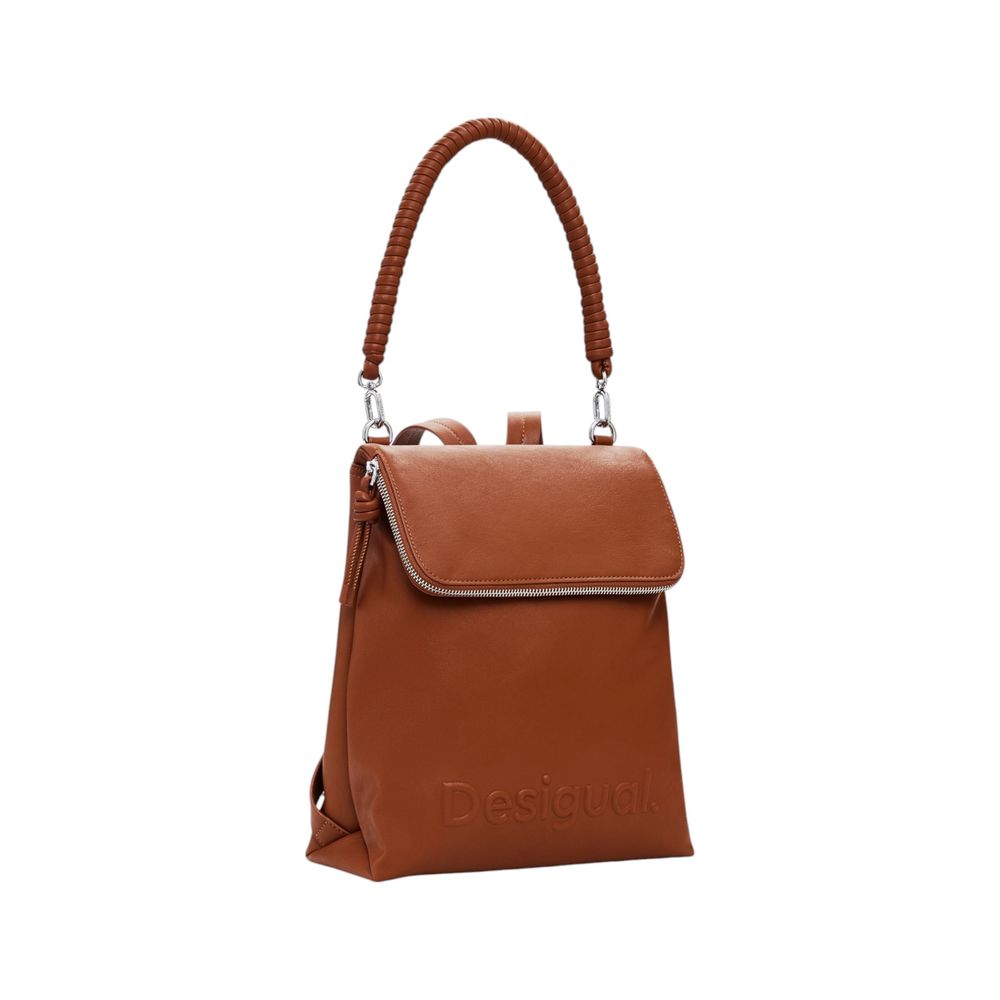 Desigual Bruine Polyethyleen Rugzak