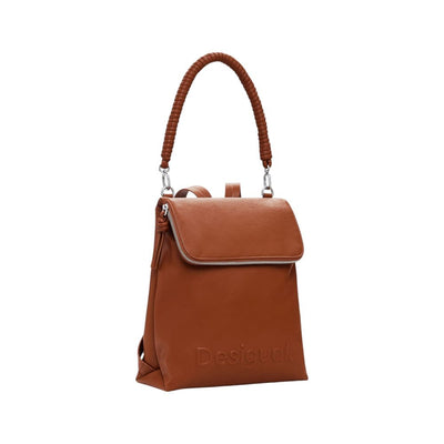 Desigual Bruine Polyethyleen Rugzak