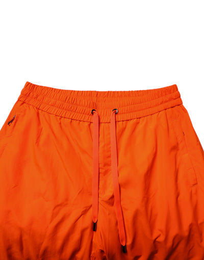 Dolce &amp; Gabbana Oranje Polyester Heren Joggingbroek