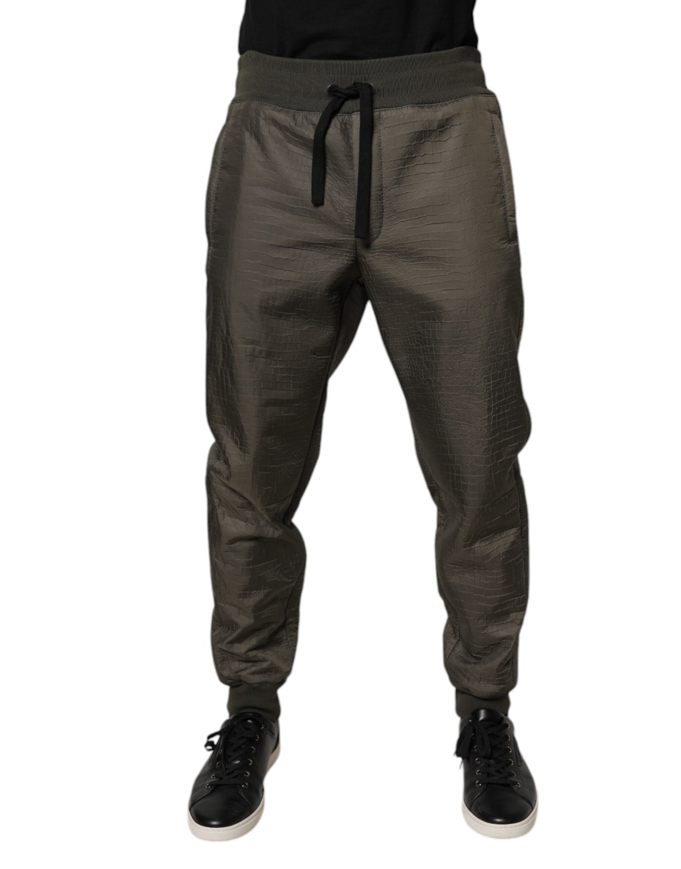 Dolce &amp; Gabbana Bruine Lamsleren Heren Joggingbroek
