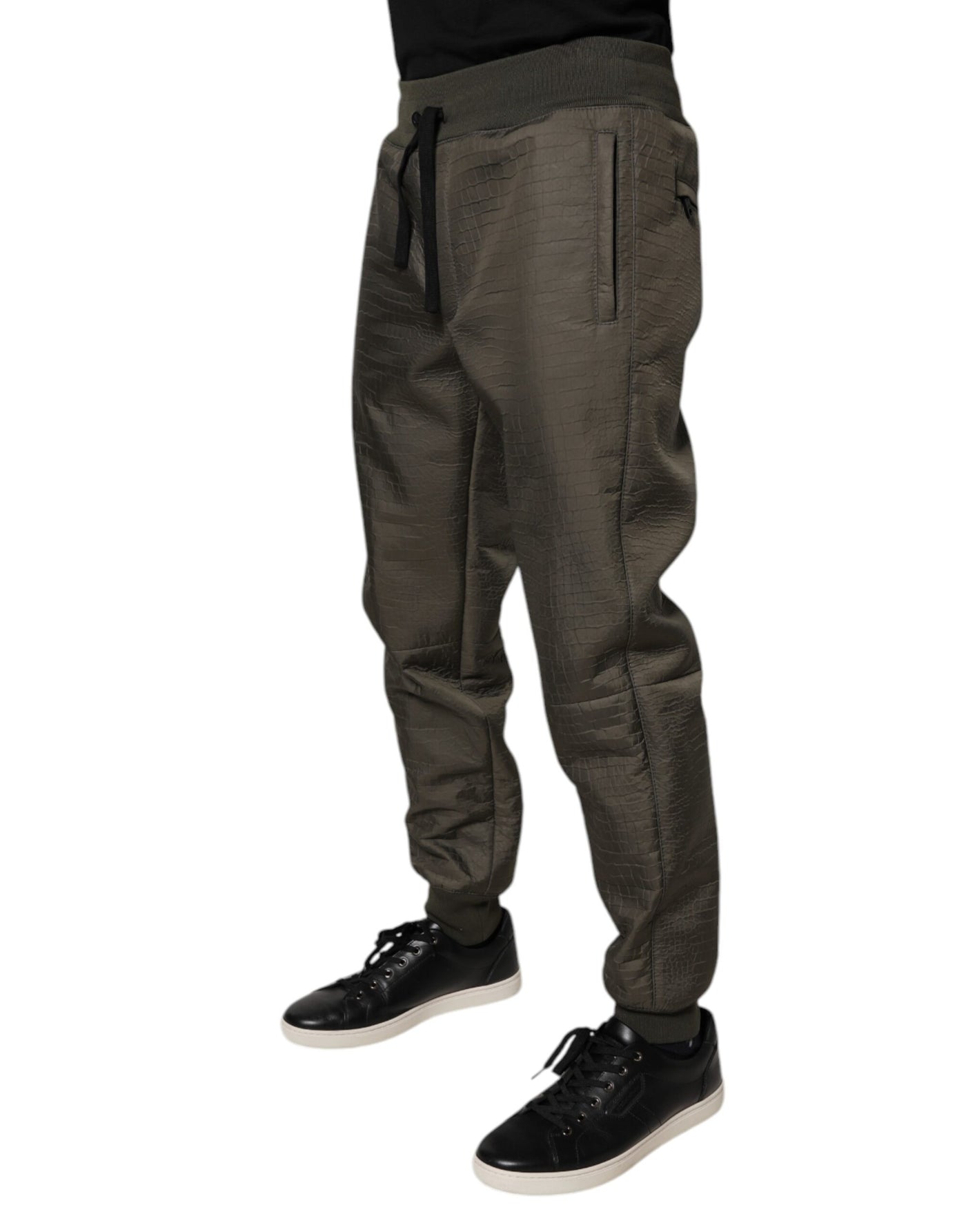 Dolce &amp; Gabbana Bruine Lamsleren Heren Joggingbroek