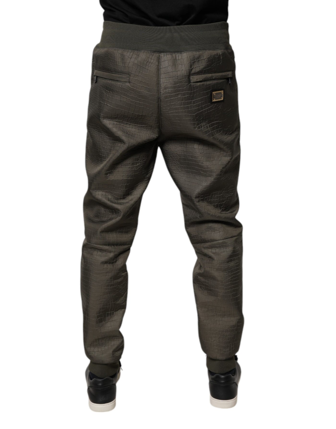 Dolce &amp; Gabbana Bruine Lamsleren Heren Joggingbroek