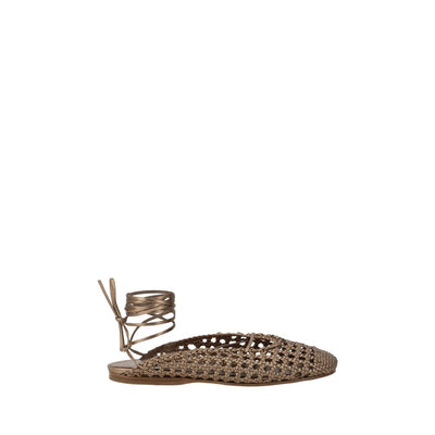 Mules en cuir effet filet Forte_Forte