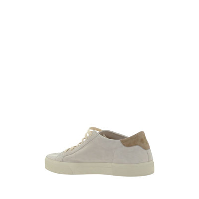 Brunello Cucinelli Crèmewitte leren sneakers
