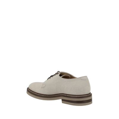 Brunello Cucinelli Suède Derby veterschoenen