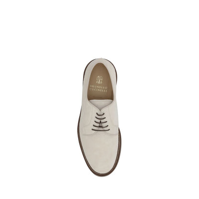 Brunello Cucinelli Suède Derby veterschoenen